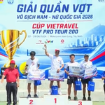 Lão tướng 44 tuổi vô địch giải quần vợt quốc gia VTF Pro Tour 200
