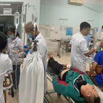 Xe giường nằm bị nạn lúc rạng sáng trên cao tốc Phan Thiết - Dầu Giây