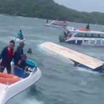 15 du khách thiệt mạng trong vụ lật ca nô ở Phú Quốc, các lực lượng khẩn trương cứu nạn