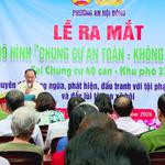 TP. Hồ Chí Minh nhân rộng mô hình "Chung cư an toàn - không ma túy", phát huy sức mạnh cộng đồng