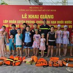 Công an TP. Hồ Chí Minh khai giảng lớp bơi, trang bị kỹ năng phòng chống đuối nước cho 250 học viên