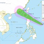 Vùng áp thấp đã mạnh lên thành áp thấp nhiệt đới