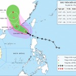 Bão Noul mạnh cấp 11 trên Biển Đông, ít khả năng ảnh hưởng trực tiếp đất liền Việt Nam