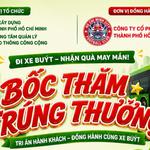 Hành khách đi xe buýt có cơ hội nhận quà với tổng giá trị 40 triệu đồng