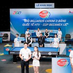 Khai mạc vòng chung kết Giải Billiards Carom 3 băng Quốc tế HTV - Cúp Becamex IJC