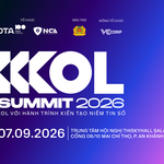 KOL SUMMIT 2026: Diễn đàn quốc gia kết nối người có ảnh hưởng sắp trở lại