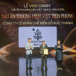 Công ty Cổ phần Chế biến Gỗ Đức Thành được vinh danh “Dấu ấn Thương hiệu Việt Tiên phong”