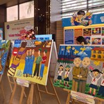 Triển lãm “Hành trình 20 mùa hoa” - Lan tỏa tình yêu di sản qua nét vẽ thiếu nhi