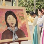 Bức tranh “Thiếu Nữ Đất Đỏ” - Quà tặng nghệ thuật tri ân Anh hùng liệt sĩ Võ Thị Sáu