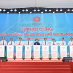 Khởi công Trường THPT Nam Đàn 1, Phó Thủ tướng Phạm Thị Thanh Trà kỳ vọng môi trường giáo dục chất lượng cao, nhân văn