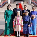 Lễ đón Chủ tịch Quốc hội Trần Thanh Mẫn và Phu nhân thăm chính thức Mông Cổ