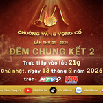 Chuông vàng vọng cổ 2026: Chung kết 2 - 21 giờ Chủ Nhật (13/9) trên HTV9