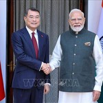 Thủ tướng Lê Minh Hưng hội đàm với Thủ tướng Ấn Độ Narendra Modi