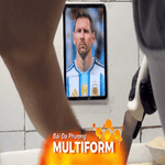 Nhà hàng Argentina gây sốt với món thịt chiên hình Lionel Messi
