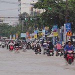 Cần Thơ: Triều cường lên báo động III, nhiều nơi bị ngập