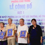 TP. Hồ Chí Minh: 16 hộ dân đầu tiên đồng thuận bàn giao mặt bằng dự án nâng cấp đường Lương Định Của