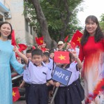 Trường Tiểu học - THCS Tân Định chào đón năm học mới trong không khí rộn ràng