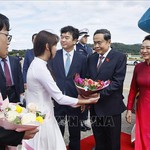 Chủ tịch Quốc hội Trần Thanh Mẫn và Phu nhân bắt đầu thăm chính thức Hàn Quốc