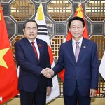 Chủ tịch Quốc hội Trần Thanh Mẫn hội đàm với Chủ tịch Quốc hội Hàn Quốc Cho Jeong Sik