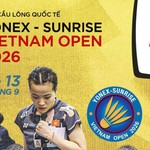 Trực tiếp: Giải Cầu lông YONEX-SUNRISE Vietnam Open | 8/9/2026