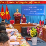 Đoàn Đại biểu Quốc hội TP.HCM lấy ý kiến dự án Luật Lưu trữ (sửa đổi)