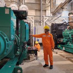 Côn Đảo được bổ sung nguồn điện với cụm 4 tổ máy phát điện công suất 1.600kW/tổ