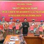 Việt Nam lần đầu tiên cử sĩ quan gìn giữa hòa bình tham gia phái bộ của EU