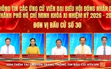 Thông tin các ứng cử viên Đại biểu Hội đồng nhân dân TP. Hồ Chí Minh Khóa XI - Đơn vị bầu cử số 30