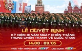 Tường thuật trực tiếp: Lễ duyệt binh kỷ niệm 81 năm Ngày Chiến thắng trong Chiến tranh Vệ quốc vĩ đại tại Quảng trường Đỏ, Liên bang Nga