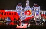 Lộ diện những hình ảnh đầu tiên của 3D Mapping kỷ niệm 50 năm thành phố mang tên Bác