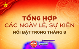 NewZgraphic: Tổng hợp các ngày lễ, sự kiện nổi bật trong tháng 8
