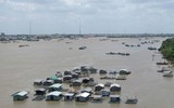 Lũ đầu nguồn sông Cửu Long tiếp tục lên nhanh, nguy cơ ngập vùng trũng thấp