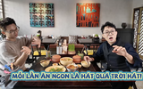 Năm Chà mê mẩn mâm cơm nhà trong Quán ăn hạnh phúc