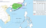 Bão số 5 duy trì cường độ gió mạnh trên biển