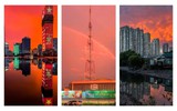 Hoàng hôn đẹp đến nao lòng trên mọi miền đất Việt