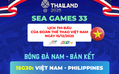 SEA Games 33 - Lịch thi đấu Đoàn Thể thao Việt Nam ngày 15/12