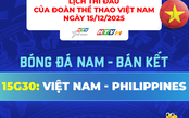 Việt Nam thắng Philippines 2-0 tại bán kết bóng đá nam SEA Games 33