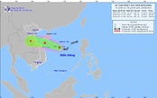 Áp thấp nhiệt đới hình thành trên Bắc Biển Đông, hướng về vùng biển từ Nghệ An đến Huế