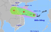 Áp thấp nhiệt đới hình thành trên Bắc Biển Đông, hướng về vùng biển từ Nghệ An đến Huế