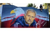 Tranh tường tôn vinh Jose Mourinho tại Bồ Đào Nha