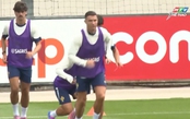 Ronaldo trở lại tập luyện cùng tuyển Bồ Đào Nha