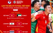 VCK Futsal Châu Á 2026: Đội tuyển Việt Nam sẵn sàng cho trận ra quân