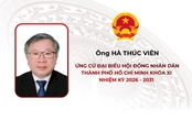 Tóm tắt tiểu sử ông Hà Thúc Viên ứng cử Hội đồng nhân dân TP. Hồ Chí Minh Khóa XI