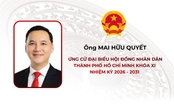 Tóm tắt tiểu sử ông Mai Hữu Quyết ứng cử Hội đồng nhân dân TP. Hồ Chí Minh Khóa XI