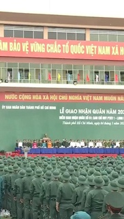 Trực tiếp Lễ giao nhận quân nhân 2026