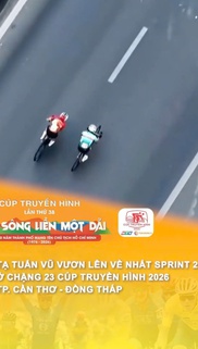 Tạ Tuấn Vũ vươn lên về nhất Sprint 2 ở chặng 23 Cúp Truyền hình 2026 phường Cái Khế (TP. CầnThơ) - phường Mỹ Tho (Đồng Tháp)