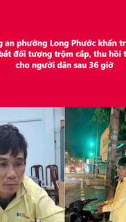 Phường Long Phước: Công an bắt đối tượng trộm cắp, thu hồi tài sản cho người dân