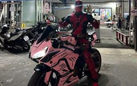 Hóa trang "Deadpool" lái mô tô náo loạn, nam thanh niên và chủ xe bị phạt hơn 22 triệu đồng