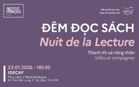 Đêm đọc sách 2026: Kết nối "Thành thị và nông thôn" qua văn chương