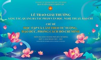 Lễ trao Giải thưởng sáng tác, quảng bá tác phẩm học tập theo gương Bác Hồ - THTT trên HTV1